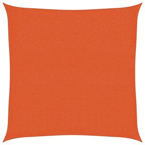 vidaXL Solsegel 160 g/m&sup2; orange 2x2 m HDPE