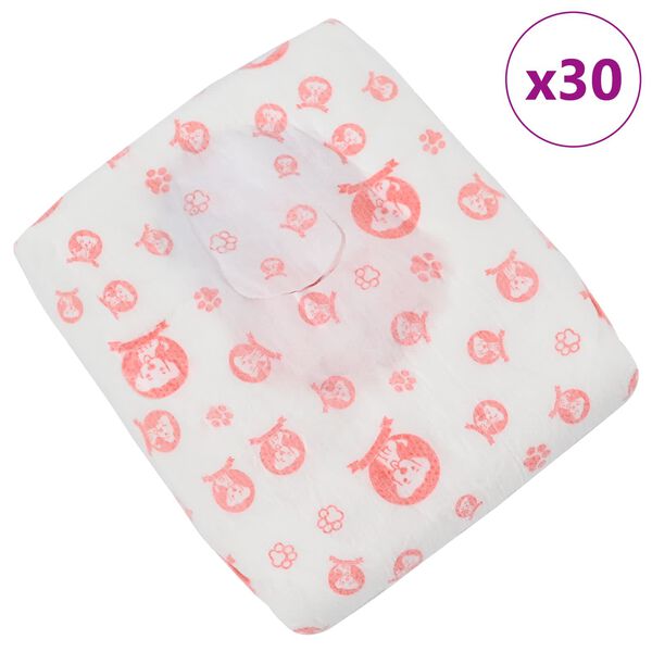 vidaXL Eng&aring;ngsbl&ouml;ja f&ouml;r honhundar 30 pcs Vit M