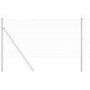 vidaXL St&auml;ngselstolpe Silver 25 x 1,2 m (13 mm n&auml;t) St&aring;l