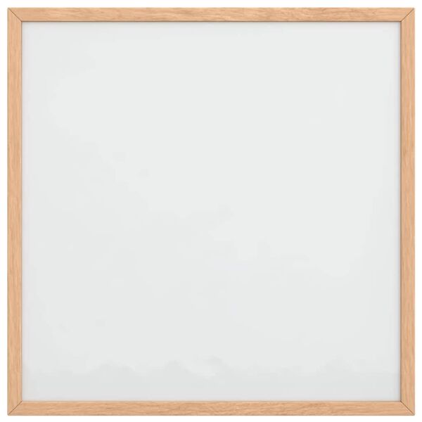 vidaXL Magnetisk whiteboard med ram i massiv furu 40x40 cm