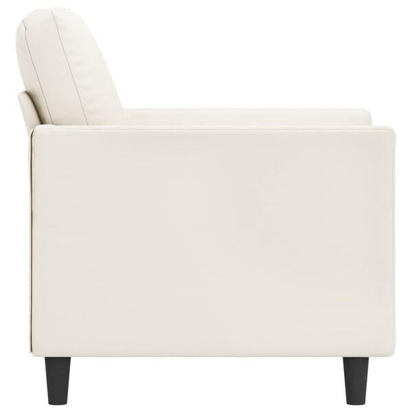 vidaXL F&aring;t&ouml;lj Gr&auml;ddvit 60 cm konstl&auml;der