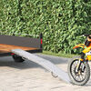 vidaXL Hopf&auml;llbar Ramp 200kg per ramp Silver 186 x 23 x 4,5 cm