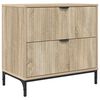 vidaXL S&auml;ngbord med l&aring;da Sonoma ek 63.5 x 36 x 61 cm Konstruerat tr&auml;