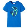 vidaXL T-shirt f&ouml;r barn bl&aring; 104