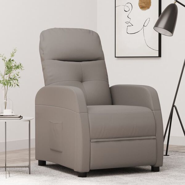vidaXL Reclinerf&aring;t&ouml;lj taupe tyg
