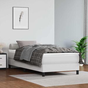 vidaXL Pocketres&aring;rmadrass medium vit 80x200x20 cm konstl&auml;der
