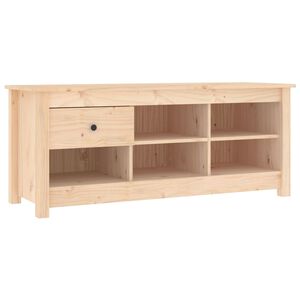 vidaXL Skosk&aring;p 110x38x45,5 cm massiv furu