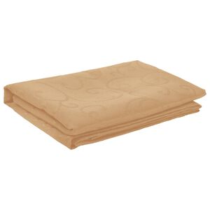vidaXL Bordduk Fyrkantig Beige 90 x 90 cm