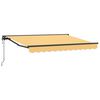 vidaXL Utdragbar markis Sand 3,5 x 2,5 m Polyester och aluminium