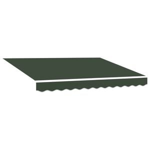 vidaXL Markisv&auml;v M&ouml;rkgr&ouml;n 236 x 195 cm Polyester