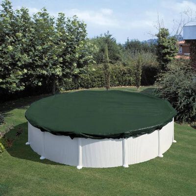 Summer Fun Poolöverdrag för vinter rund 250-300 cm PVC grön