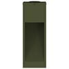 vidaXL Solcell LED-vägbelysning 2 pcs Olivgrön Kallvalsat stål
