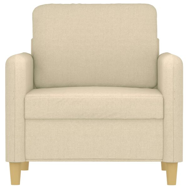 vidaXL F&aring;t&ouml;lj gr&auml;ddvit 60 cm tyg