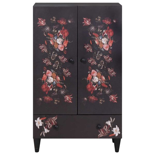 vidaXL F&ouml;rvaringssk&aring;p med l&aring;da Flerf&auml;rgsdesign 60 x 33,5 x 100 cm