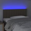 vidaXL S&auml;nggavel LED taupe 100 x 5 x 78/88 cm tyg