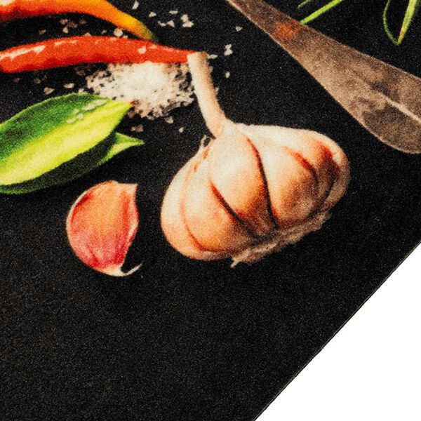 vidaXL K&ouml;ksmatta maskintv&auml;ttbar kryddor 60x300 cm sammet