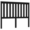 vidaXL S&auml;nggavel svart 146x6x101 cm massiv furu