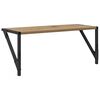 vidaXL V&auml;gg hyllor 2 pcs Artisan Ek 60 x 25 x 25,5 cm Konstruerat tr&auml;