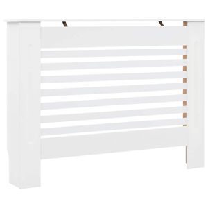 vidaXL Elementskydd vit 112x19x81,5 cm MDF