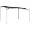 vidaXL Paviljong antracit 4x3 m 180 g/m&sup2; tyg och st&aring;l
