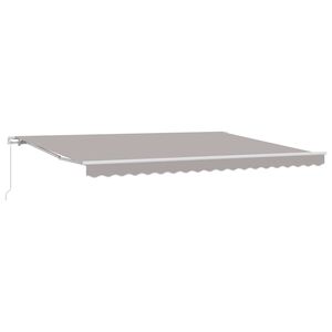 vidaXL Markis Ljusgr&aring; 450 x 300 x 165 cm Polyester och metall