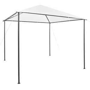 vidaXL Paviljong 3x3x2,9 m vit 180 g/m&sup2;