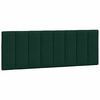 vidaXL Bed with Mattress "Hanko" Dark Green 140x200 cm Velvet