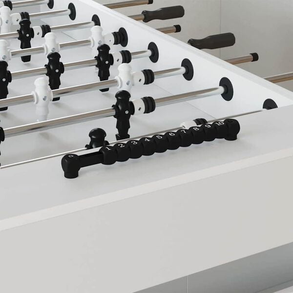 vidaXL Fotbollsbord Räknare 2 pcs Svart 30 x 2,2 x 2,9 cm Plast