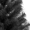 vidaXL Julgran med 300 LED-lampor med stativ Svart 180 cm PVC