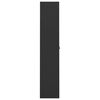 vidaXL Dokumentskåp svart 105x40x180 cm stål