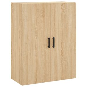 vidaXL V&auml;ggsk&aring;p sonoma-ek 69,5x34x90 cm