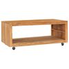 vidaXL Soffbord 110x60x40 cm massiv teak
