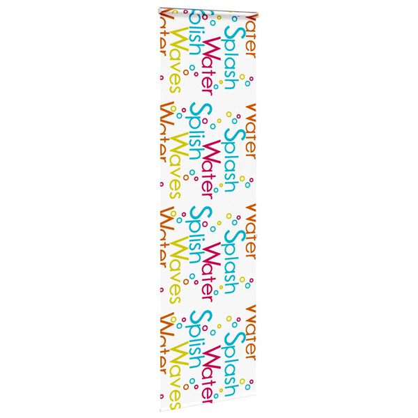 vidaXL Duschrullgardin med kassett 70x240 cm tyg bredd 66 cm