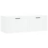 vidaXL V&auml;ggsk&aring;p vit 100x36,5x35 cm konstruerat tr&auml;