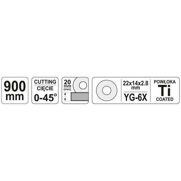 VOREL Kakelsk&auml;rare 900mm st&aring;l