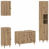 vidaXL 4-delars badrumssk&aring;psset ALKMAAR Artisan-ek Konstruerat tr&auml;