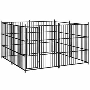 vidaXL Hundg&aring;rd f&ouml;r utomhusbruk 300x300x185 cm