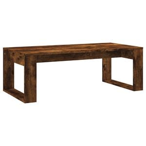 vidaXL Soffbord r&ouml;kf&auml;rgad ek 102x50x35 cm konstruerat tr&auml;