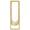 vidaXL Tidningsställ guld 35x15x45 cm stål