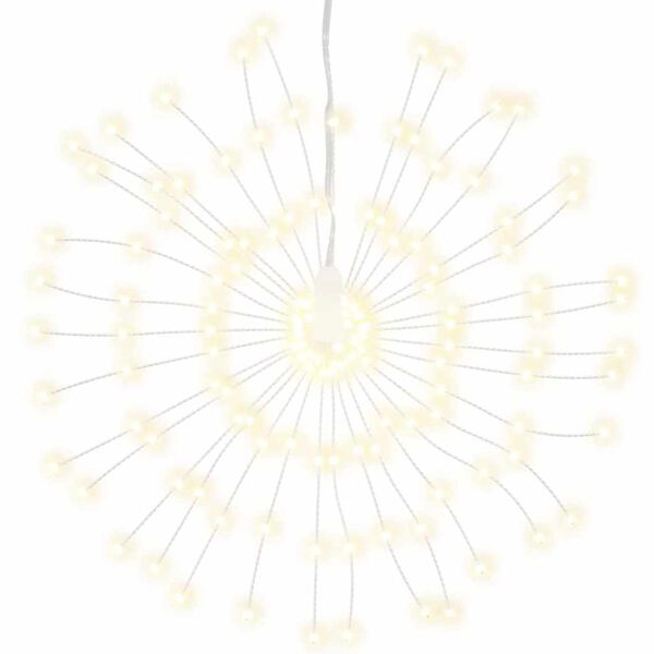 vidaXL Julbelysning 4 st 140 LED varmvit 17 cm