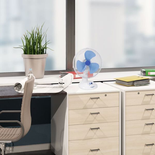 Bestron Bordsfl&auml;kt 27 cm vit DDF27W