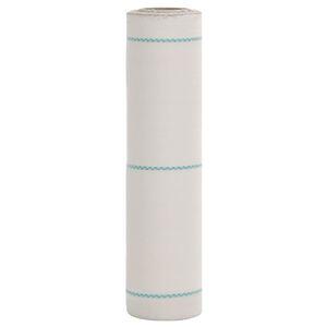 vidaXL Ogr&auml;smatta vit 0,5x10 m PP
