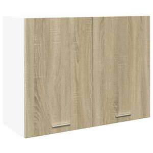 vidaXL V&auml;ggsk&aring;p &ldquo;Lyon&rdquo; sonoma-ek 80x31x60 cm konstruerat tr&auml;