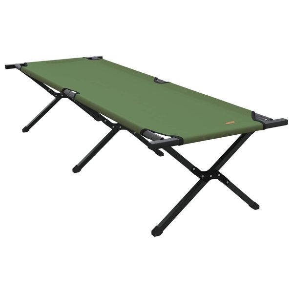 vidaXL F&auml;llbar Camping S&auml;ng Gr&ouml;n 193 x 69 x 45 cm Oxford tyg