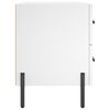 vidaXL Sängbord 2 st vit 40x35x47,5 cm konstruerat trä
