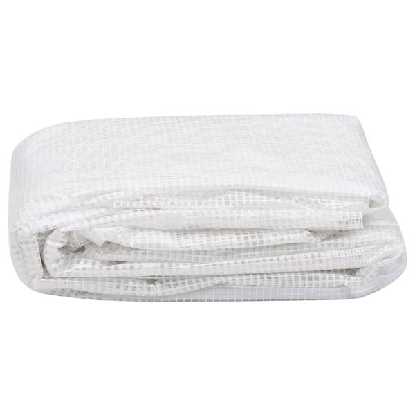 vidaXL Växthusöverdrag (9 m²) 3x3x2 m genomskinlig