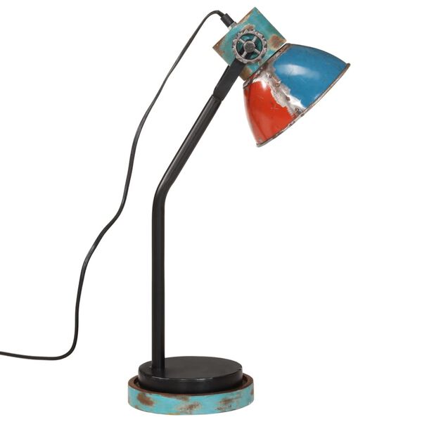 vidaXL Skrivbordslampa 25 W flerf&auml;rgad 18x18x60 cm E27