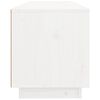 vidaXL Tv-b&auml;nk vit 100x34x40 cm massiv furu