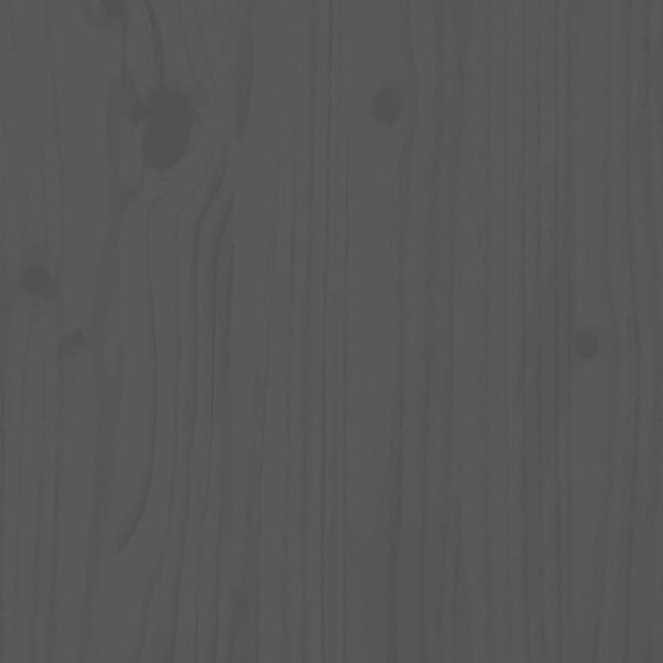 vidaXL S&auml;nggavel gr&aring; 103,5x3x81 cm massiv furu