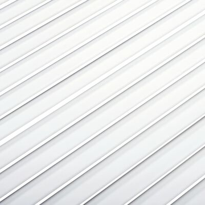 vidaXL Skåpluckor lamelldesign 4 st vit 69x49,4 cm massiv furu